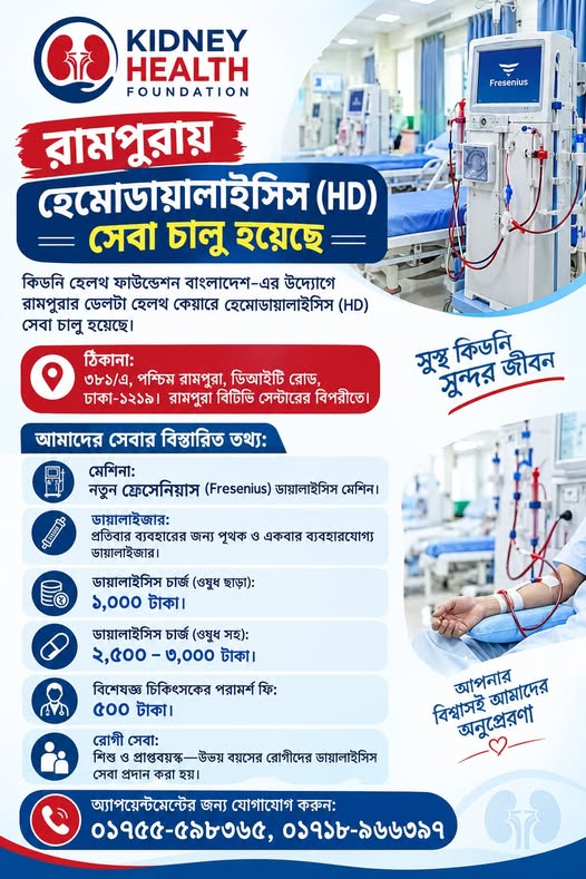 Kidney Health Foundation - Kidney Dialysis